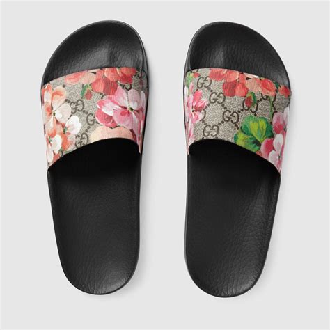 gucci women gg slides|Gucci slides with fur women.